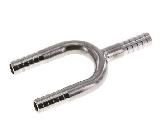6 mm (1/4'') Stainless Steel 1.4301 Y Hose Connector