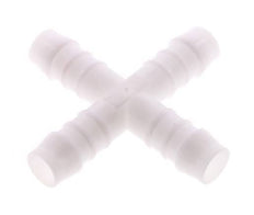 12 mm POM Cross Hose Connector [2 Pieces]
