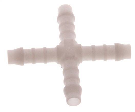 12 mm POM Cross Hose Connector [2 Pieces]