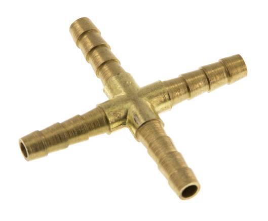 5 mm Brass Cross Hose Connector [2 Pieces]