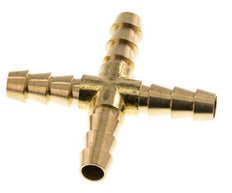8 mm (5/16'') Brass Cross Hose Connector [2 Pieces]
