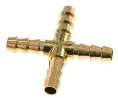 8 mm (5/16'') Brass Cross Hose Connector [2 Pieces]