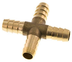 13 mm (1/2'') Brass Cross Hose Connector