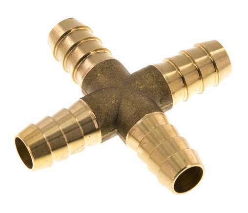 13 mm (1/2'') Brass Cross Hose Connector