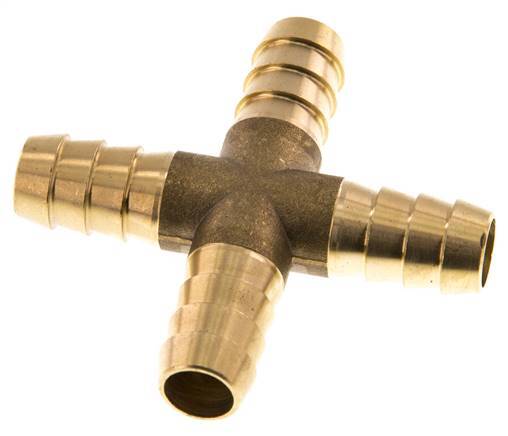 13 mm (1/2'') Brass Cross Hose Connector