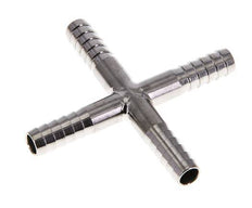 6 mm (1/4'') Stainless Steel 1.4301 Cross Hose Connector