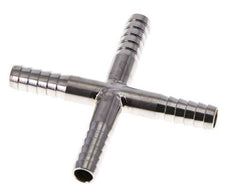 6 mm (1/4'') Stainless Steel 1.4301 Cross Hose Connector