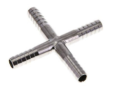 6 mm (1/4'') Stainless Steel 1.4301 Cross Hose Connector