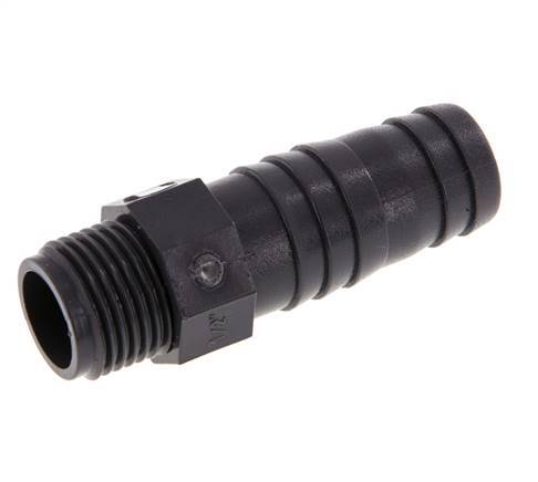 20 mm & G1/2'' PVC-U Hose Barb Male 70mm EN 1452-3 [5 Pieces]