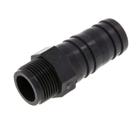 25 mm (1'') & G3/4'' PVC-U Hose Barb Male 76mm EN 1452-3 [5 Pieces]