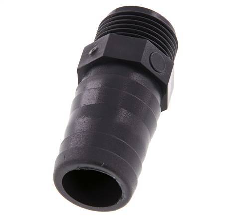 32 mm (1-1/4'') & G1'' PVC-U Hose Barb Male 80mm EN 1452-3 [5 Pieces]