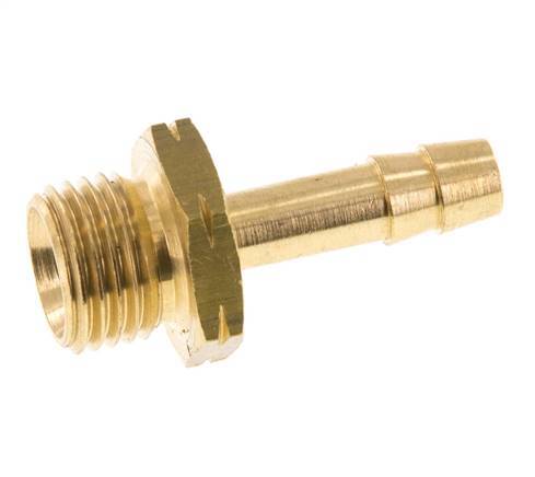 6 mm (1/4'') & G1/4'' LH Brass Hose Barb Male [2 Pieces]