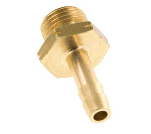 6 mm (1/4'') & G1/4'' LH Brass Hose Barb Male [2 Pieces]