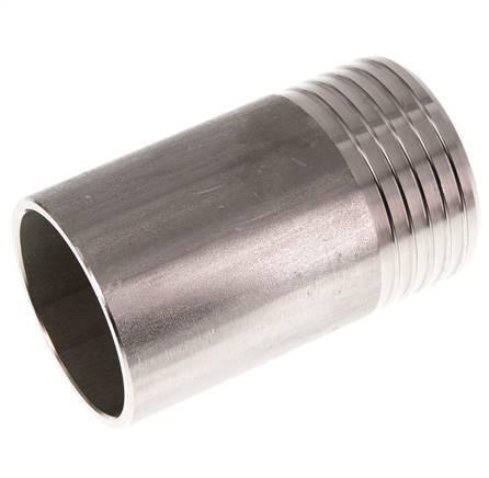 60 mm & 60.3 mm (2'') Stainless Steel 1.4571 Hose Barb Welding End 100mm