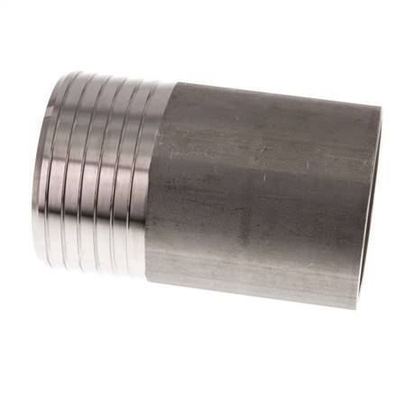 75 mm (3'') & 76.1 mm (2-1/2'') Stainless Steel 1.4571 Hose Barb Welding End 120mm