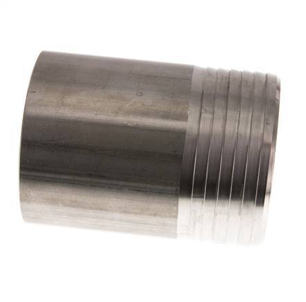 90 mm (3-1/2'') & 88.9 mm (3'') Stainless Steel 1.4571 Hose Barb Welding End 120mm