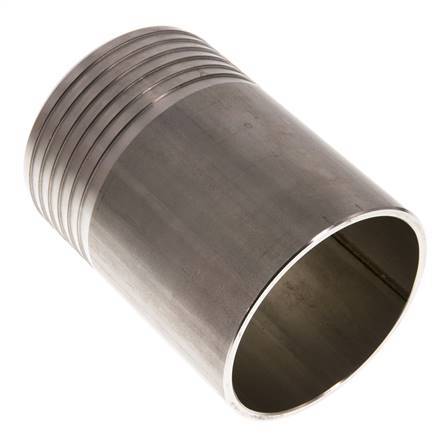 90 mm (3-1/2'') & 88.9 mm (3'') Stainless Steel 1.4571 Hose Barb Welding End 120mm