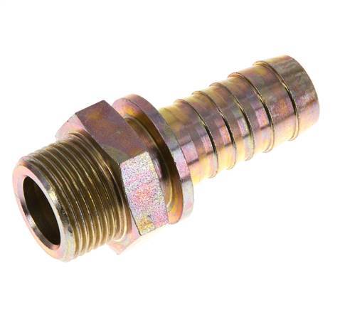 19 mm (3/4'') & G3/4'' zink plated Steel Hose Barb Male Safety collars