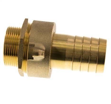 38 mm (1-1/2'') & G1-1/2'' Brass Hose Barb Male Flat Sealing NBR Wing Nut
