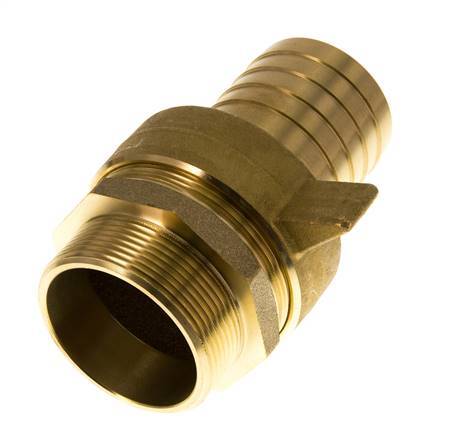 50 mm (2'') & G2'' Brass Hose Barb Male Flat Sealing NBR Wing Nut