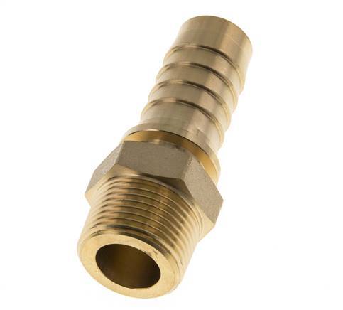 25x40 mm & R1'' Brass Hose Pillar with Male Threads DIN EN 14423