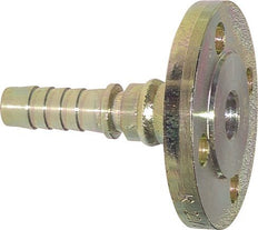 38x54 mm Stainless Steel 1.4401 Hose Pillar with Flange PN 10/16/25/40 DIN EN 14423 / DIN 2826