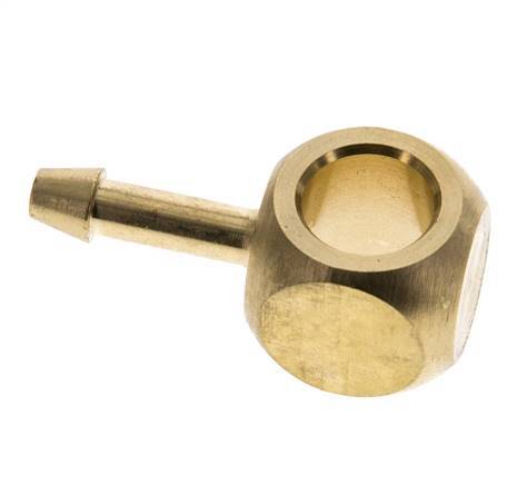 4 mm & G1/8'' Brass Banjo Fitting with Hose Barb [2 Pieces]