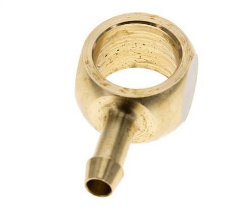6 mm (1/4'') & G3/8'' Brass Banjo Fitting with Hose Barb