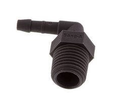 4 mm & R1/4'' PA 6 Elbow Hose Barb with Male Threads [10 Pieces]