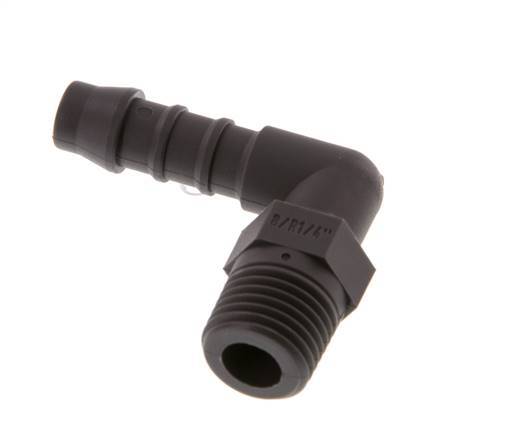 8 mm (5/16'') & R1/4'' PA 6 Elbow Hose Barb with Male Threads [10 Pieces]