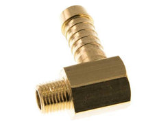 9 mm (3/8'') & M10x1 (taper) Brass Elbow Hose Barb with Male Threads [2 Pieces]