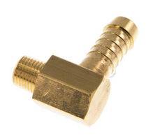 9 mm (3/8'') & M10x1 (taper) Brass Elbow Hose Barb with Male Threads [2 Pieces]