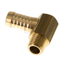 13 mm (1/2'') & M14x1.5 (taper) Brass Elbow Hose Barb with Male Threads
