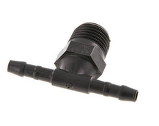 4 mm & R1/4'' PA 6 Tee Hose Barb with Male Threads [10 Pieces]