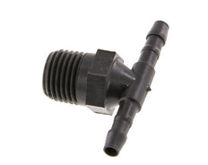 4 mm & R1/4'' PA 6 Tee Hose Barb with Male Threads [10 Pieces]