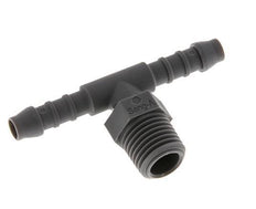 6 mm (1/4'') & R1/4'' PA 6 Tee Hose Barb with Male Threads [10 Pieces]
