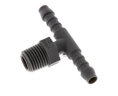 6 mm (1/4'') & R1/4'' PA 6 Tee Hose Barb with Male Threads [10 Pieces]