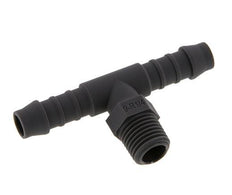 9 mm (3/8'') & R1/4'' PA 6 Tee Hose Barb with Male Threads [10 Pieces]