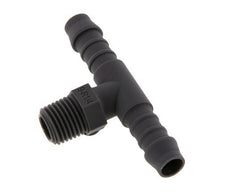 9 mm (3/8'') & R1/4'' PA 6 Tee Hose Barb with Male Threads [10 Pieces]