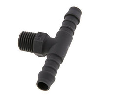 9 mm (3/8'') & R1/4'' PA 6 Tee Hose Barb with Male Threads [10 Pieces]