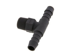 10 mm & R3/8'' PA 6 Tee Hose Barb with Male Threads [5 Pieces]