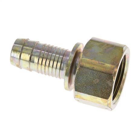 19 mm (3/4'') & G1'' zink plated Steel Hose Barb Female Safety collars