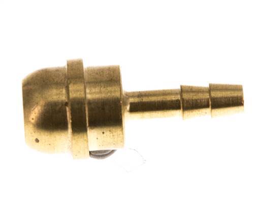4 mm Brass Hose Barb without Union Nut (G3/8'') [5 Pieces]
