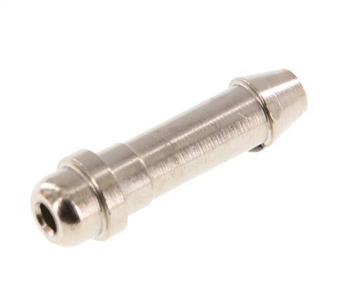 6 mm (1/4'') nickel plated Brass Hose Barb without Union Nut (G1/8'') 11mm [5 Pieces]