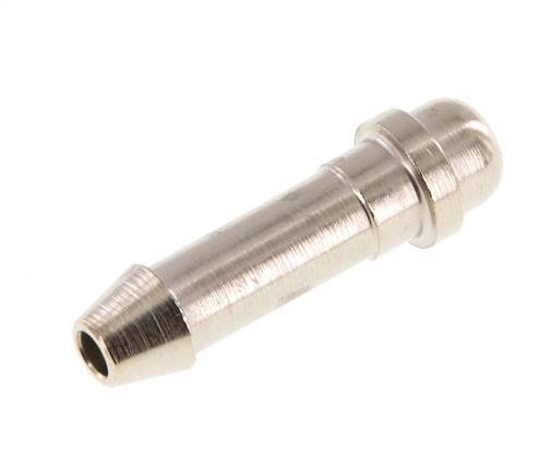 6 mm (1/4'') nickel plated Brass Hose Barb without Union Nut (G1/8'') 11mm [5 Pieces]