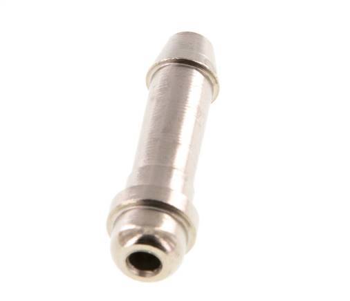 6 mm (1/4'') nickel plated Brass Hose Barb without Union Nut (G1/8'') 11mm [5 Pieces]