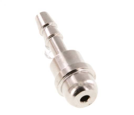 4 mm nickel plated Brass Hose Barb without Union Nut (G1/4'') 15.5mm [5 Pieces]