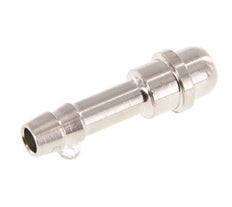 6 mm (1/4'') nickel plated Brass Hose Barb without Union Nut (G1/4'') 15.5mm [5 Pieces]