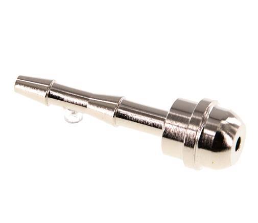 4 mm nickel plated Brass Hose Barb without Union Nut (G3/8'') 14.5mm [2 Pieces]