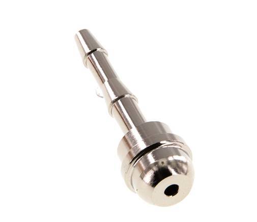 4 mm nickel plated Brass Hose Barb without Union Nut (G3/8'') 14.5mm [2 Pieces]